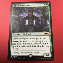 Elvish Clancaller Core Set 2019 Regular MTG Magic The Gathering 179/280 - Image 2