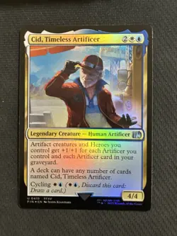 MTG - FIN - Cid, Timeless Artificer - Foil - U 0419 NM - Image 1