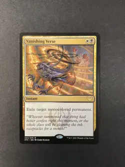 Vanishing Verse - Strixhaven - MTG - MAGIC THE GATHERING - Image 1