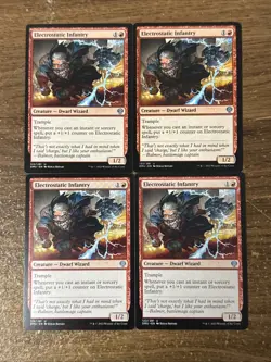 MTG *Electrostatic Infantry X4* (NM) Dominaria United Magic the Gathering - Image 1