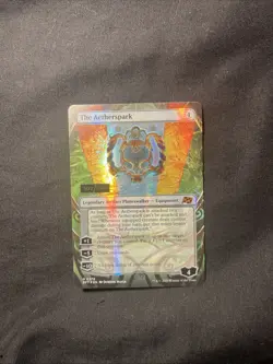 The Aetherspark (Serialized) Near-Mint Foil #102/500 - Aetherdrift MTG Magic - Image 1