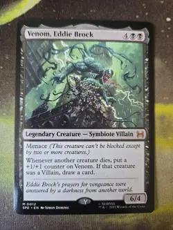 Venom, Eddie Brock - Marvel's Spider-Man: Eternal-Legal MTG SDCC 2025 - Image 1