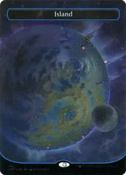 Island (#492) - Galaxy Foil Extended Art Unfinity NM MTG - Image 1