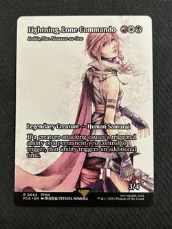 MTG - FCA - Lightning, Lone Commando (Isshin, Two Heavens as One) - Non-Foil NM - Image 1