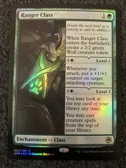 Magic The Gathering MTG - Ranger Class (Foil) - AFR - Image 1