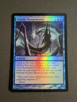 MTG - Mirrodin Besieged - Mitotic Manipulation - Foil - MP - Image 1