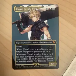 MTG - FIC - Cloud, Ex-SOLDIER - Showcase Borderless Non-Foil - M 0202 NM - Image 1