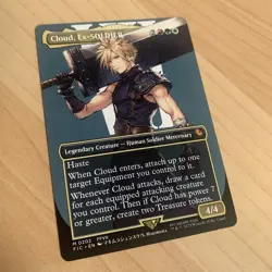 MTG - FIC - Cloud, Ex-SOLDIER - Showcase Borderless Non-Foil - M 0202 NM - Image 2