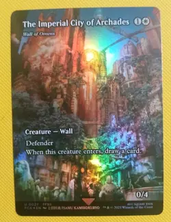 MTG Magic the Gathering FOIL Wall of Omens / Imperial City of Archades FCA! - Image 1