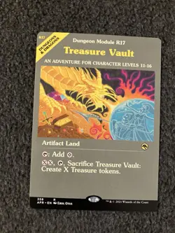 Magic The Gathering MTG - Treasure Vault (Dungeon Module) - AFR - Image 1