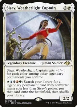 Sisay, Weatherlight Captain Modern Horizons LP MTG - Image 1