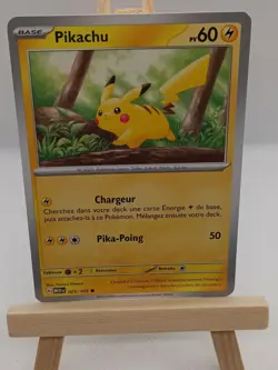 Pikachu 025/165 Commune Ecarlate Violet 3.5 MEW 151 FR Carte Pokemon - Image 1