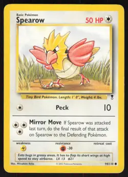 Pokemon TCG Legendary Collection #094/110 Spearow LP - Image 1