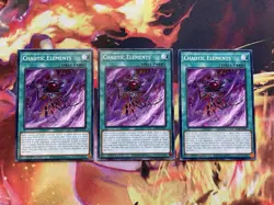 Yugioh 3x Chaotic Elements ALIN-EN067 1st Ed NM Pack Fresh - Image 1