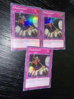 Yugioh 3x Crackdown DANE-EN078 Super Rare 1st Ed NM - Image 1