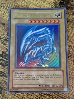 Yugioh Blue-Eyes White Dragon SDK-001 Ultra Rare Unlimited - Image 1
