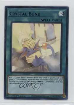 UR - Crystal Bond 1st Ed. YuGiOh Legendary Duelists: Season 1 #LDS1-EN112 6n8 - Image 1