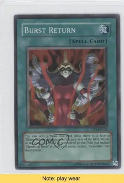 Super Rare - Burst Return Unlimited YuGiOh Duelist Pack: Jaden Yuki READ 0e1 - Image 1