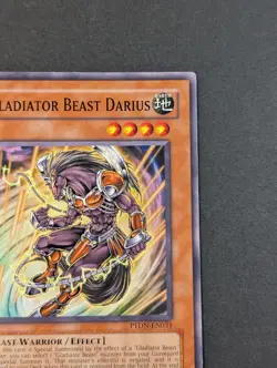 Yugioh TCG - 1x Gladiator Beast Darius - PTDN-EN031 - NM - Unlimited - Common - Image 4