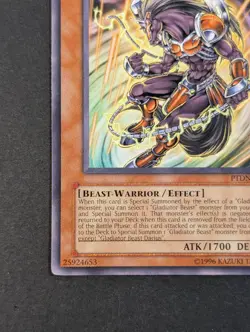Yugioh TCG - 1x Gladiator Beast Darius - PTDN-EN031 - NM - Unlimited - Common - Image 5