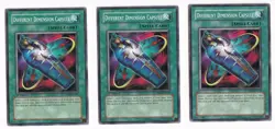 Yugioh DP04-EN019 Different Dimension Capsule common x3 cards - Image 1