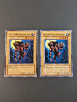 Yugioh TCG - 2x Gazelle King of Mythical Beasts - MRD-124 + YSD-EN001 - NM/LP - Image 2