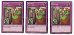 Yugioh - 3X Return - Common - 1st Edition - GAOV-EN075 - Near Mint - Image 1