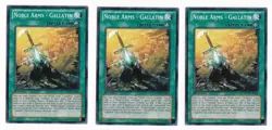 Yugioh- 3X Noble Arms - Gallatin - Common - 1st Edition - REDU-EN086 - Near Mint - Image 1
