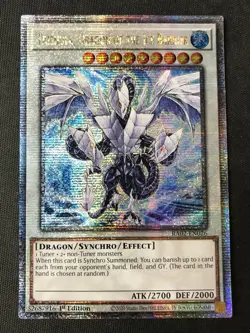 Yugioh RA02-EN026 Trishula, Dragon of the Ice Barrier Quarter Cent Secret 1st MP - Image 1