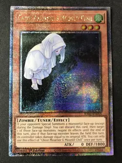 Yugioh RA02-EN015 Ghost Mourner & Moonlit Chill Quarter Century Secret 1st LP - Image 1