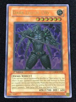 Yugioh Dark Lucius lv6 CDIP-EN010 1ST ULTIMATE (NM) - Image 1