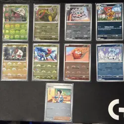 Pokemon TCG Black Bolt White Flare 9 Card Reverse Holo Lot. 1 Master 8 Poke. NM - Image 1