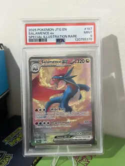 Pokemon TCG Salamence EX Journey Together Special Illustration Rare Card 187/159 - Image 1