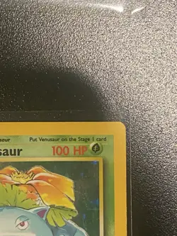 Pokemon TCG Venusaur Holo Rare Card 15/102 Base Set - Image 4