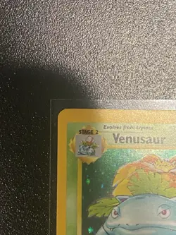 Pokemon TCG Venusaur Holo Rare Card 15/102 Base Set - Image 5