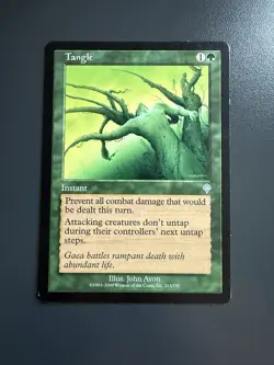Invasion Tangle - 2000 Magic MTG #213 Card - Image 1