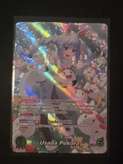 Hololive Pekora Card Game Usada hBP01-004 OUR English Edition - Image 1
