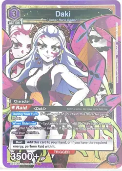 Union Arena CCG Demon Slayer Daki Super Rare Card UE05BT/KMY-1-059 - Image 1