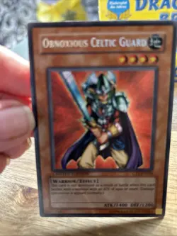 Obnoxious Celtic Guard CT1-EN006 Secret Rare Yu-Gi-Oh Card Collector Tin 1 2004 - Image 2