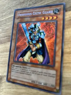 Obnoxious Celtic Guard CT1-EN006 Secret Rare Yu-Gi-Oh Card Collector Tin 1 2004 - Image 3