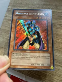 Obnoxious Celtic Guard CT1-EN006 Secret Rare Yu-Gi-Oh Card Collector Tin 1 2004 - Image 5