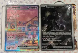 Pokemon 151 Ultra Premium Collection (UPC) Promo Card Set (Mew, Mewtwo) - Image 2