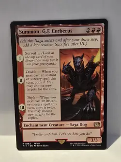 Summon: G.F. Cerberus #162 Magic: Final Fantasy MTG R Regular - Image 1