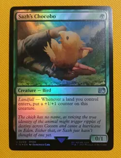 MTG Final Fantasy *FOIL* U Sazh's Chocobo #0200 - Image 1