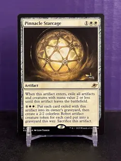 MTG Edge of Eternities R Pinnacle Starcage #0027 NM - Image 1