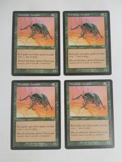 MTG Playset 4x Thornscape Familiar (Planeshift/Green/C) - BGM - Image 1
