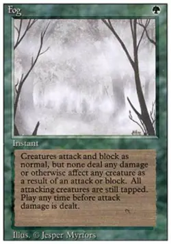 Fog - Medium Play MTG Revised - Image 1
