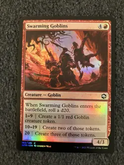 Magic The Gathering MTG - Swarming Goblins Foil - AFR - Image 1
