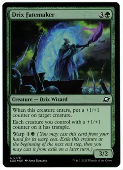 Drix Fatemaker (Foil) - 0178 - Edge of Eternities - MTG - NM Ships Now - Image 1