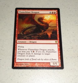 ~1x Flameblast Dragon x1 ~LP~ ARC Magic the Gathering MTG~ - Image 1